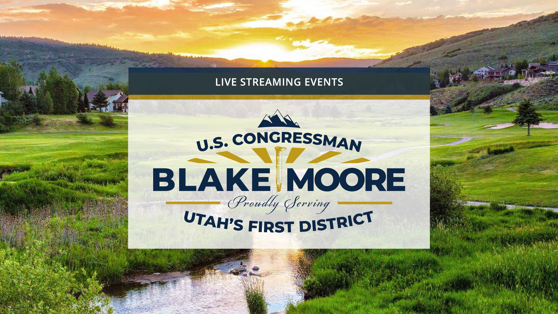 Congressman Blake Moore